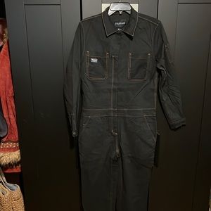 Wildfang The Essential Long Sleeve Coverall in Black Size XXLARGE tall